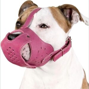 Comfortable Pink Dog Muzzle
